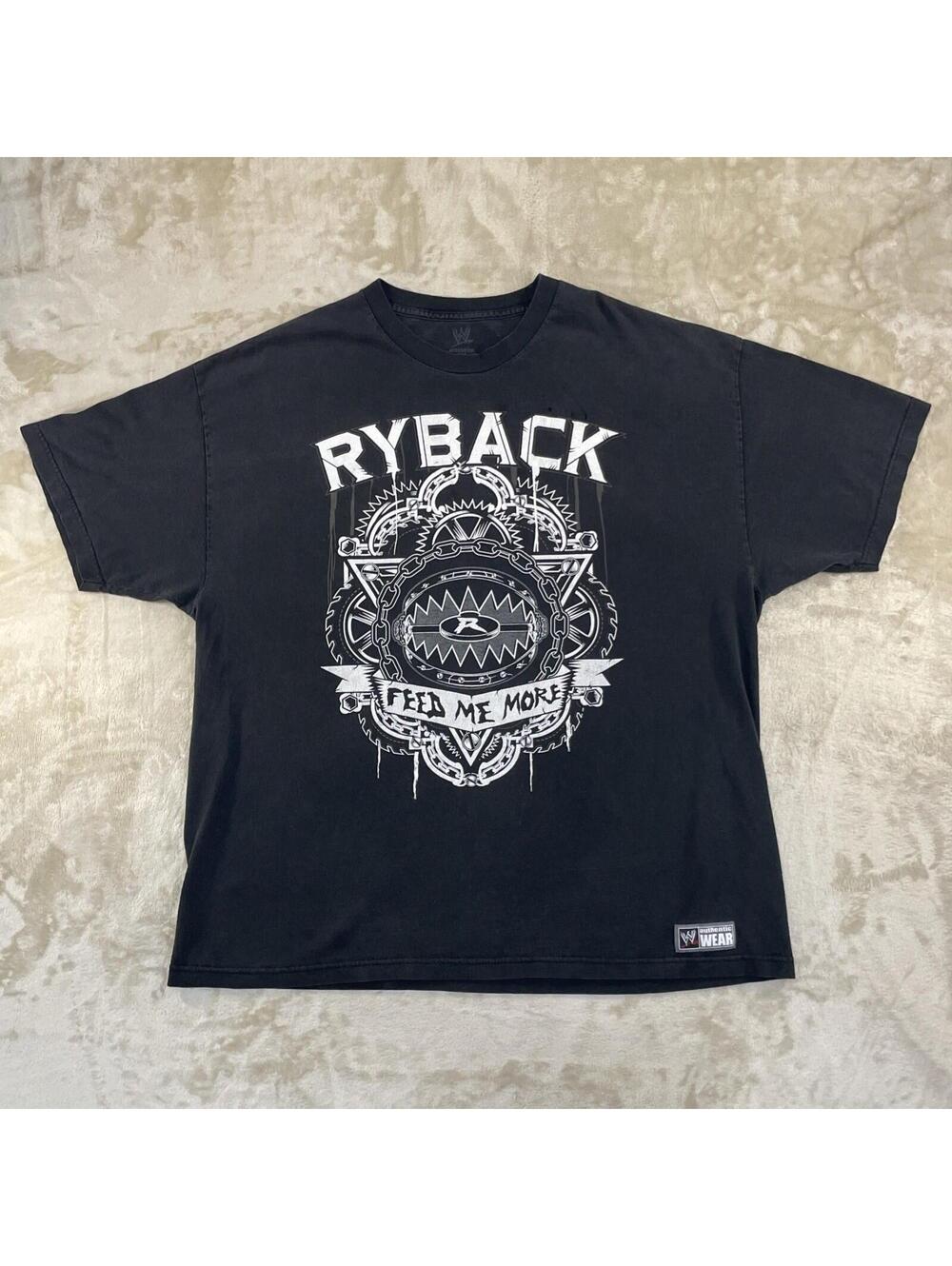 WWE Wrestling Ryback "Feed Me More" Black T Shirt Men’s Size 2XL